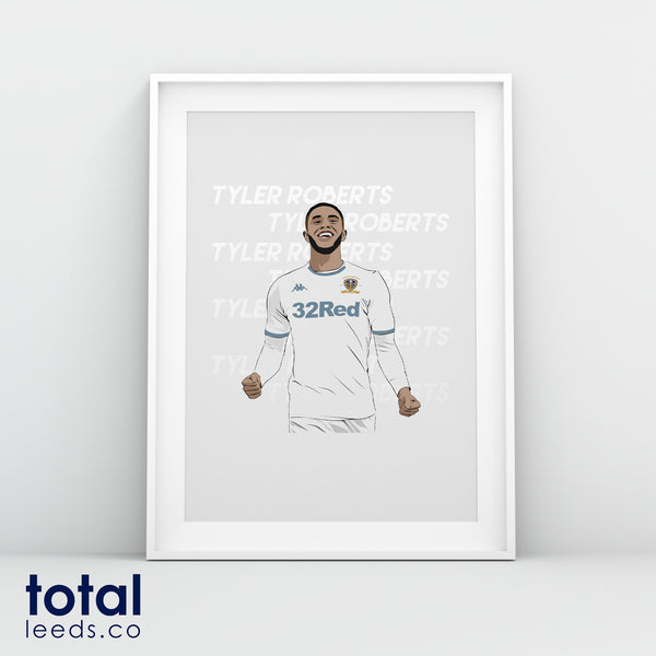 Tyler Roberts - Leeds Utd - Total Leeds A3 Print