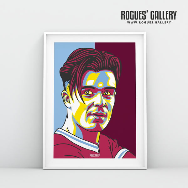 Jack Grealish - Aston Villa - A3 Icon Print