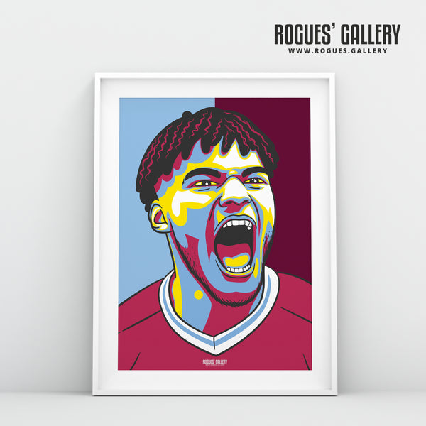 Tyrone Mings - Aston Villa - A3 Icon Print