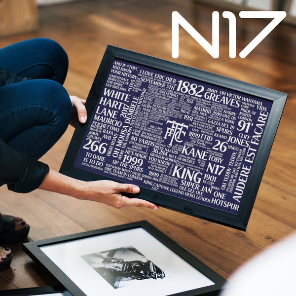 Spurs - To dare is to do - N17 Design A3 Print