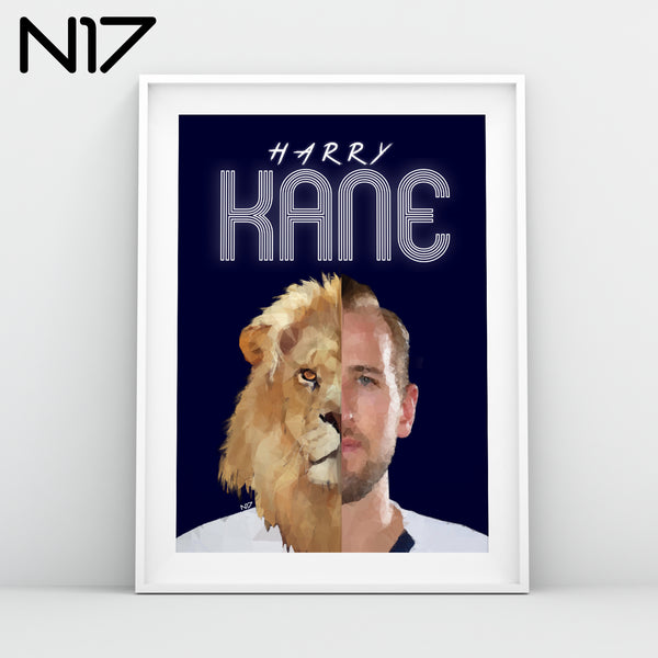 Kane, Lion, Leader - N17 Design A3 Print