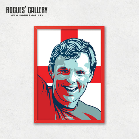 Bobby Moore Icon - A3 Print