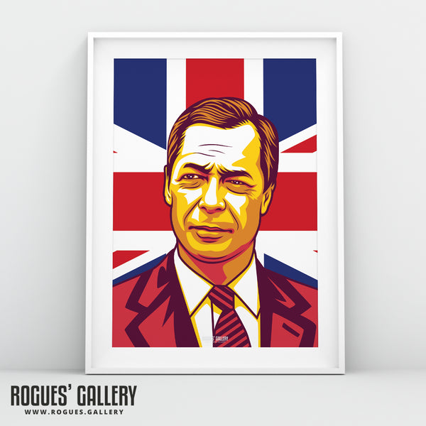 Catalyst - Nigel Farage - Politics Series A3, A2, A1 or A0 Print