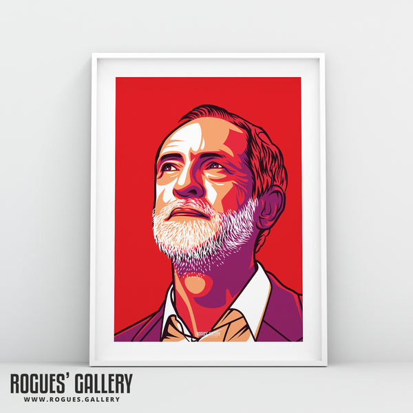 Comrade - Jeremy Corbyn - Politics Series A3, A2, A1 or A0 Print