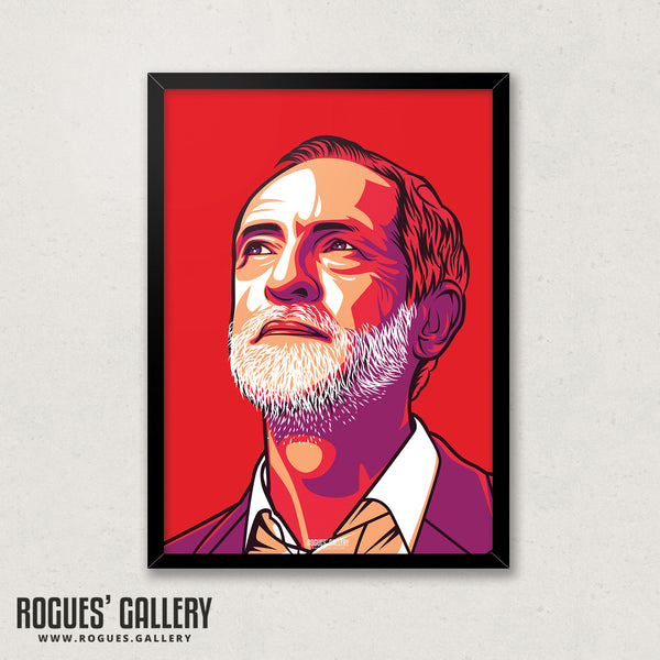 Comrade - Jeremy Corbyn - Politics Series A3, A2, A1 or A0 Print