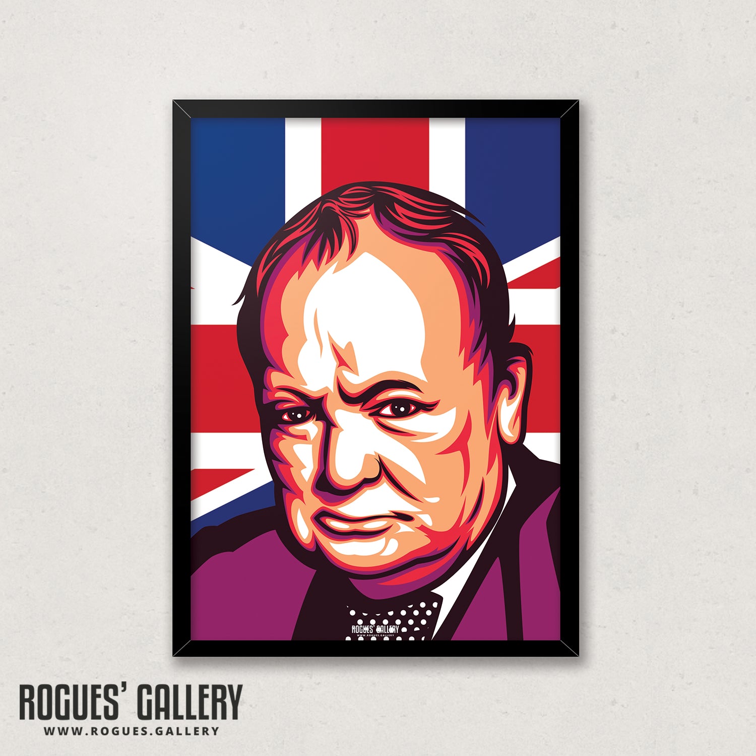 Winnie - Winston Chruchill - Politics Series A3 Print