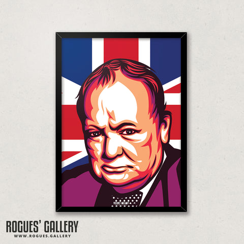 Winnie - Winston Chruchill - Politics Series A3 Print