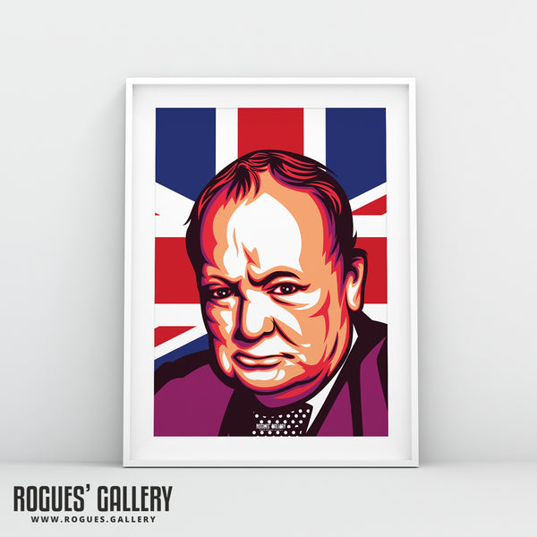Winnie - Winston Chruchill - Politics Series A3 Print