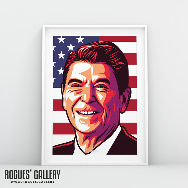 Cowboy - Ronald Reagan - Politics Series A3, A2, A1 or A0 Print