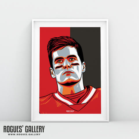 Tom Brady - Tampa Bay Buccaneers - A3 Icon Print