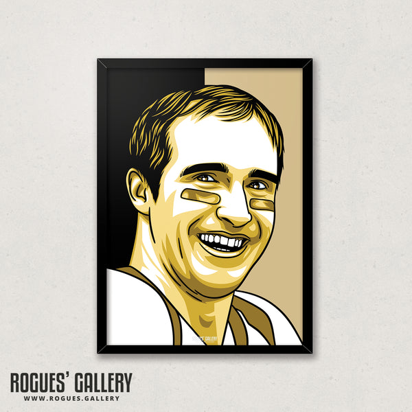 Brees - New Orleans Saints - A3 Icon Print