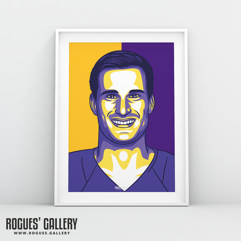 Kirk Cousins - Minnesota Vikings - A3 Icon Print