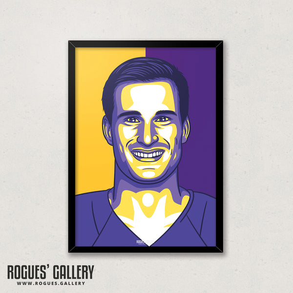 Kirk Cousins - Minnesota Vikings - A3 Icon Print