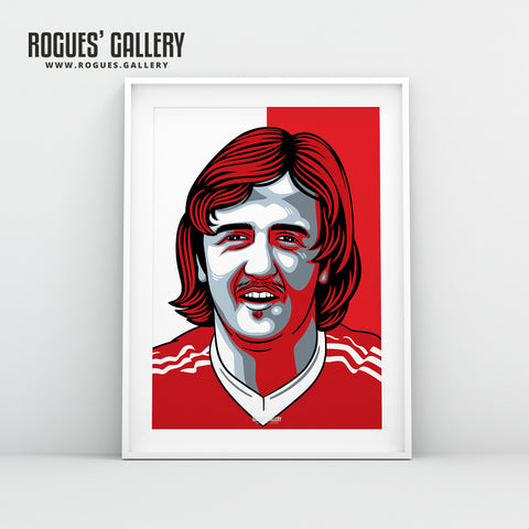 Kenny Burns - #GetBehindTheLads - A3 Print