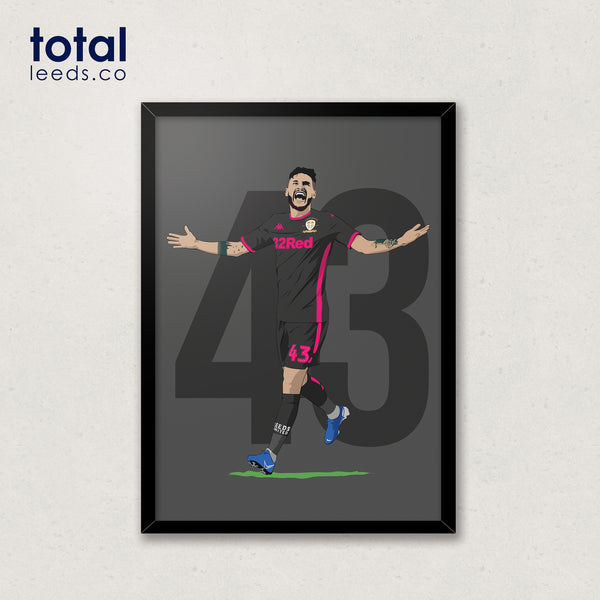 Mateusz Klich - Leeds Utd - Total Leeds A3 Print