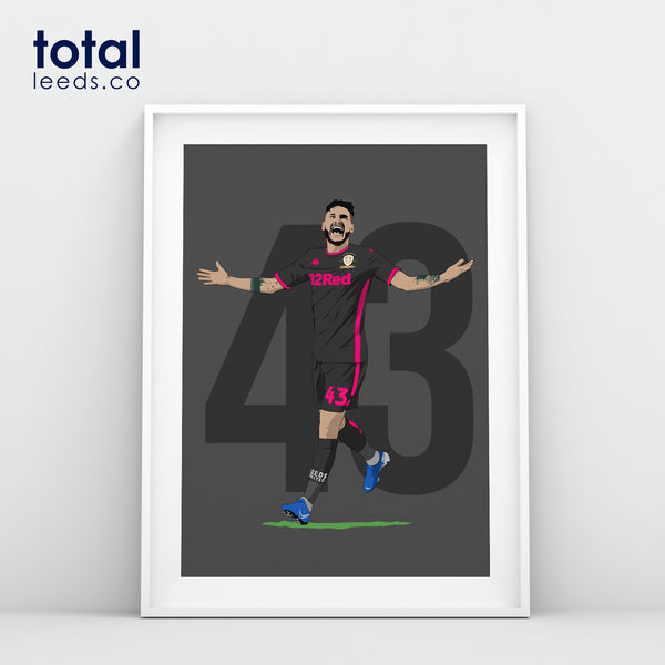 Mateusz Klich - Leeds Utd - Total Leeds A3 Print