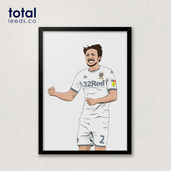 Luke Ayling - Leeds Utd - Total Leeds A3 Print