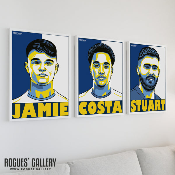 Dallas - Leeds Utd - A3 Print