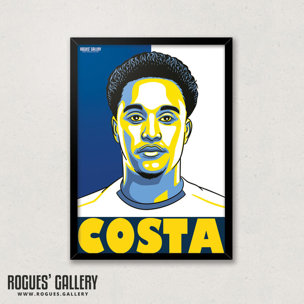 Costa - Leeds Utd - A3 Print