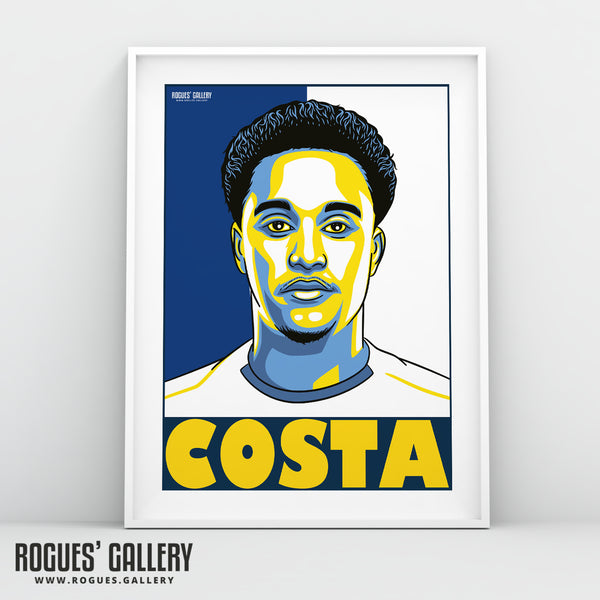 Costa - Leeds Utd - A3 Print