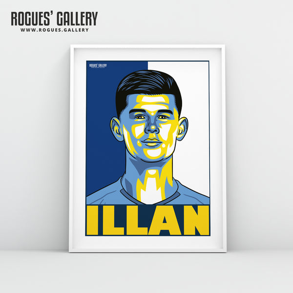 Meslier - Leeds Utd - A3 Print