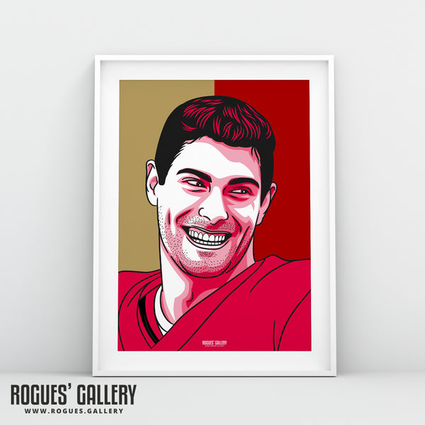 Jimmy Garoppolo - San Francisco 49ers - A3 Icon Print