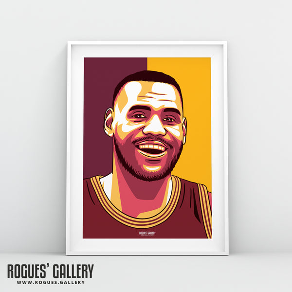 LeBron James - Los Angeles Lakers & Cleveland Cavaliers - A3 Icon Prints