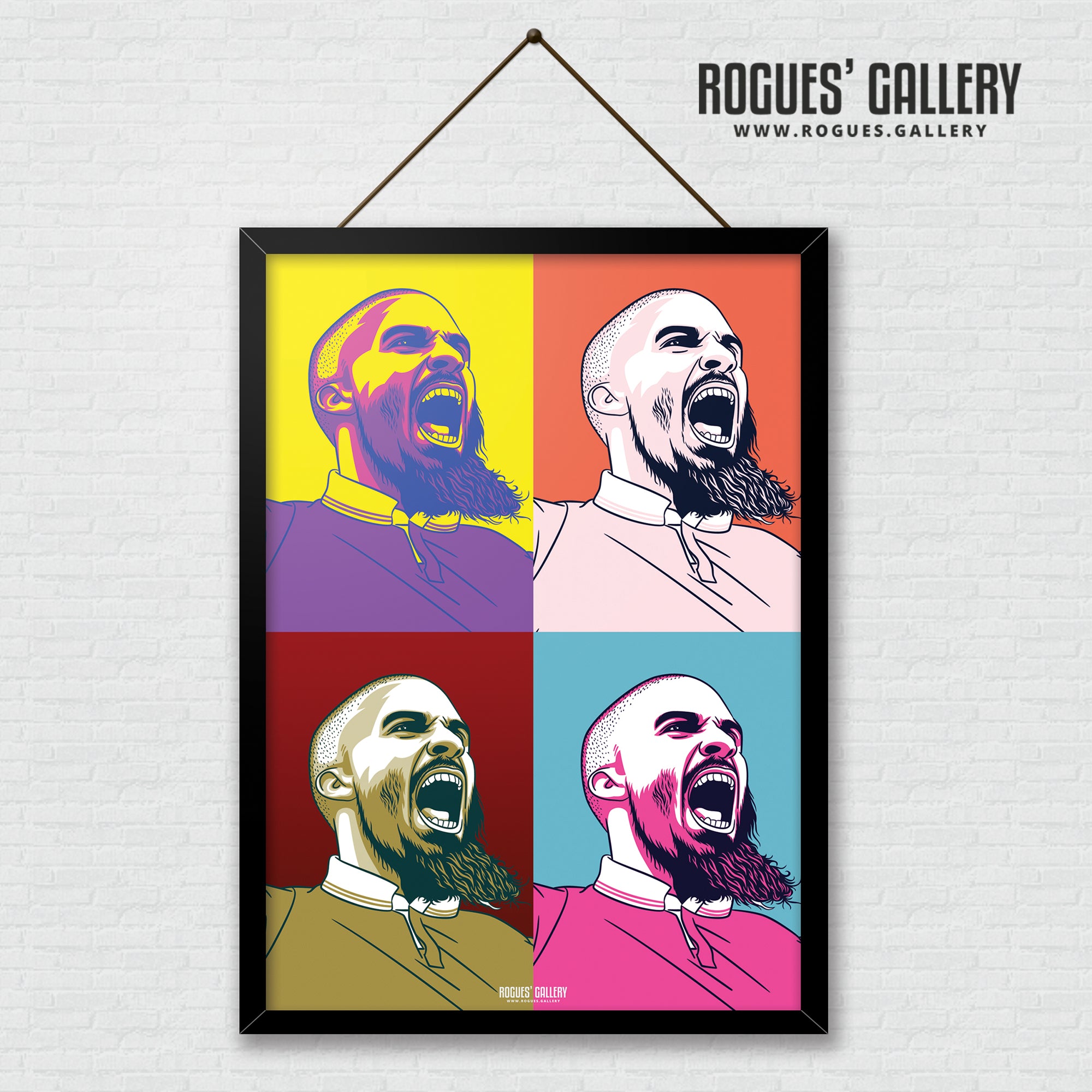 Lewis Grabban - Pop Art - A3 Print