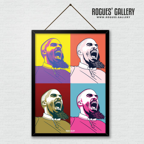 Lewis Grabban - Pop Art - A3 Print