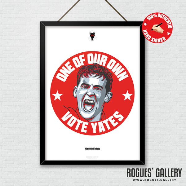 Ryan Yates (Signed) - Get Behind The Lads - A3 Print