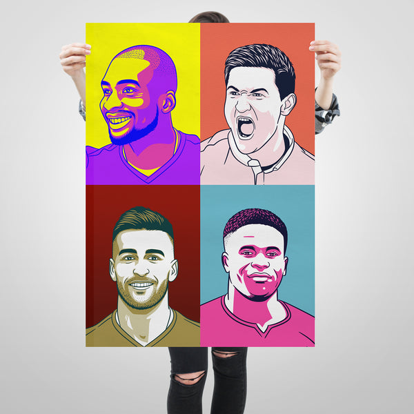 Forest 2020 Pop Art Portraits - A1 Size Print Set