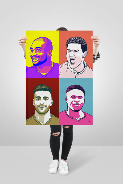 Forest 2020 Pop Art Portraits - A1 Size Print Set