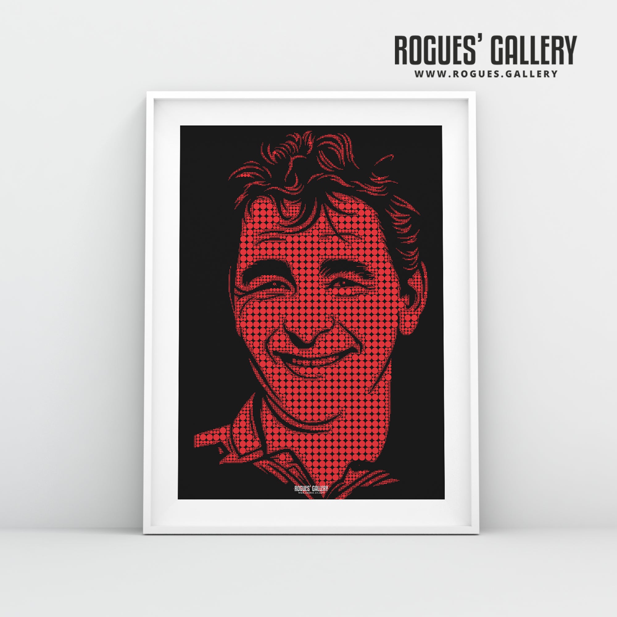 Brian Clough: Dots - A3 Print