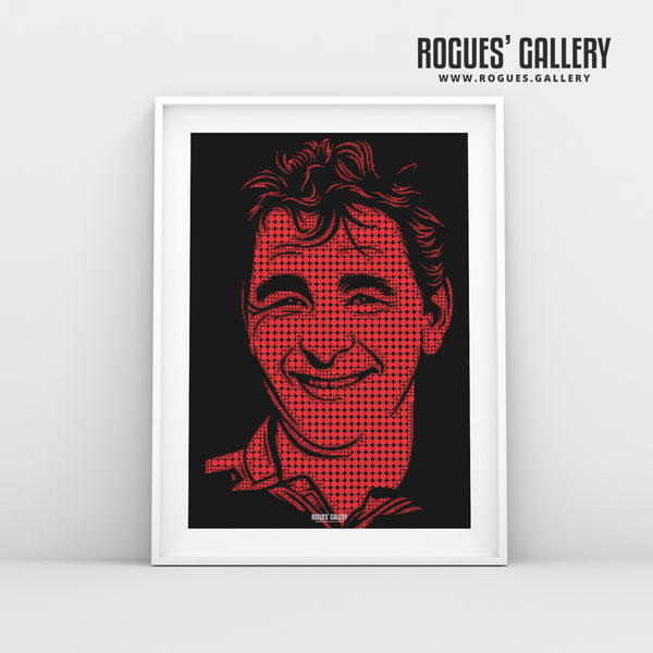 Brian Clough: Dots - A3 Print