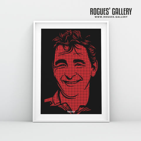 Brian Clough: Dots - A3 Print