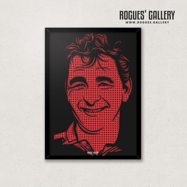 Brian Clough: Dots - A3 Print