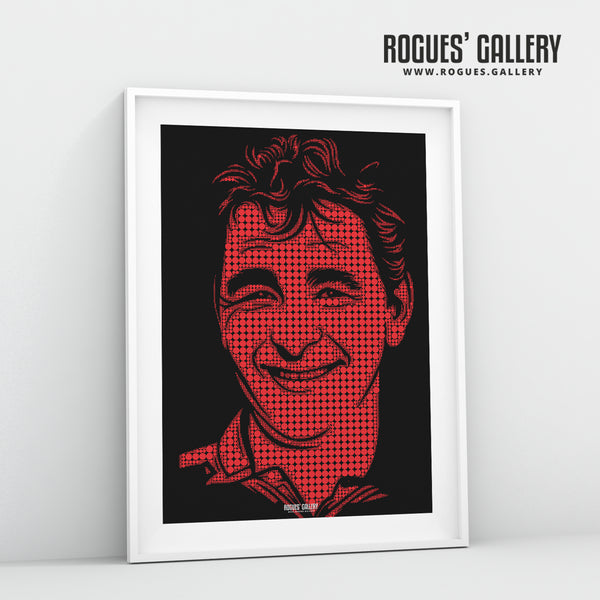 Brian Clough: Dots - A3 Print