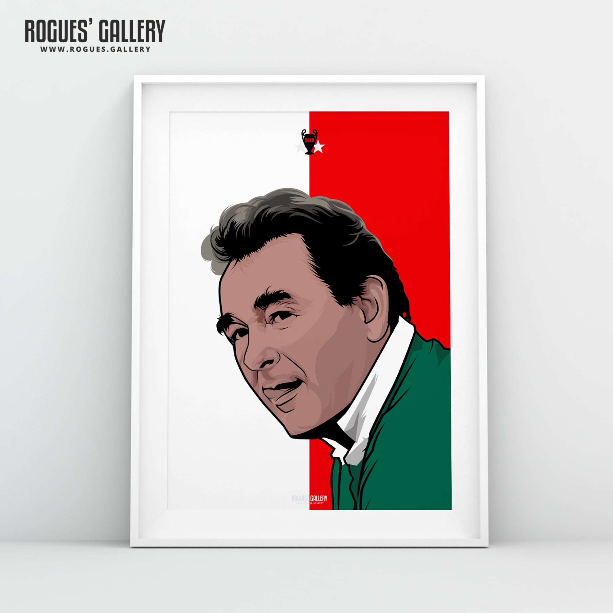 Clough: The Green Sweatshirt - A3 Print