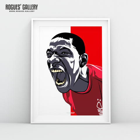 Guy Moussi - Forest Fire - A3 Print