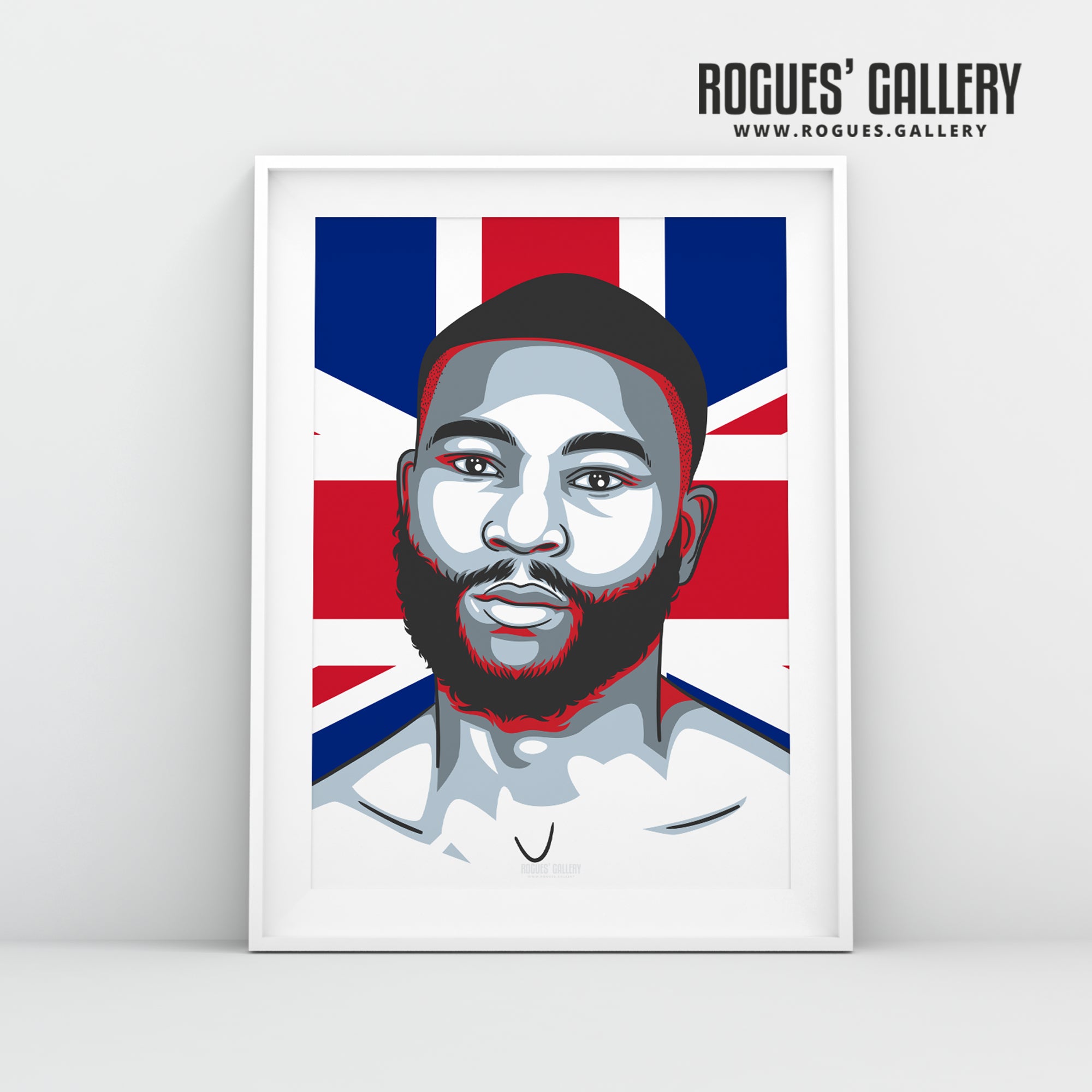 Derrick 'Delboy' Osaze - Nottingham Boxer - A3 Prints