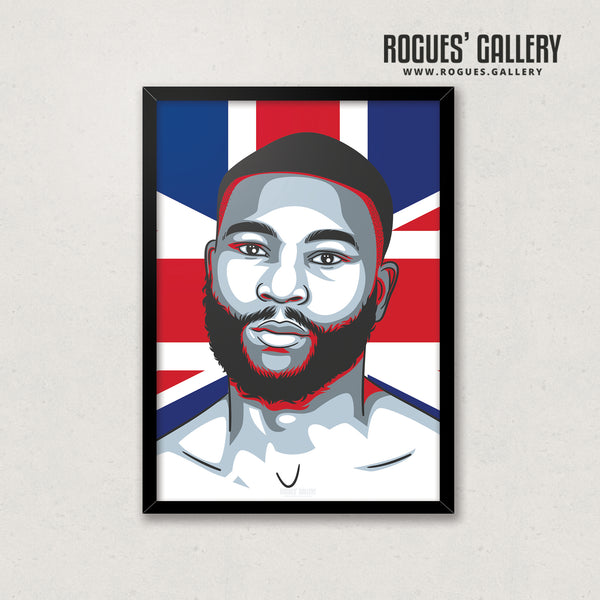 Derrick 'Delboy' Osaze - Nottingham Boxer - A3 Prints