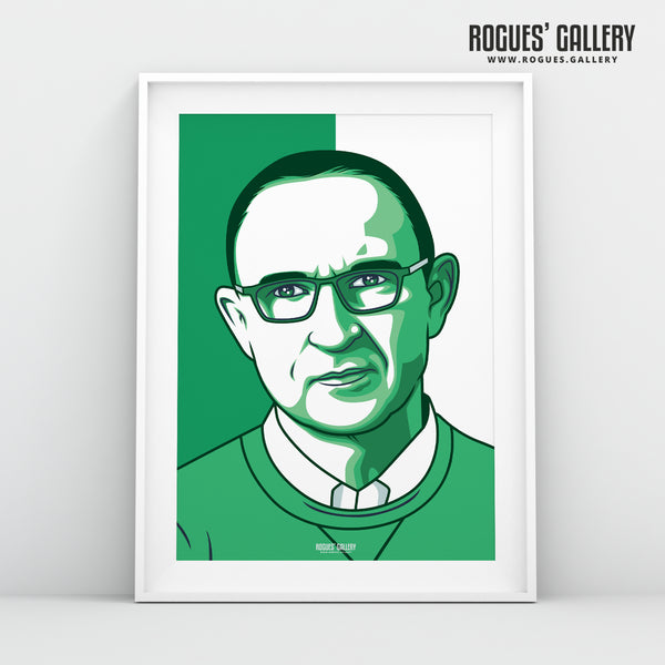 Martin O'Neill - Irish Icon - A3 Print