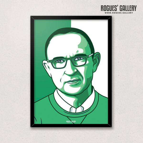 Martin O'Neill - Irish Icon - A3 Print