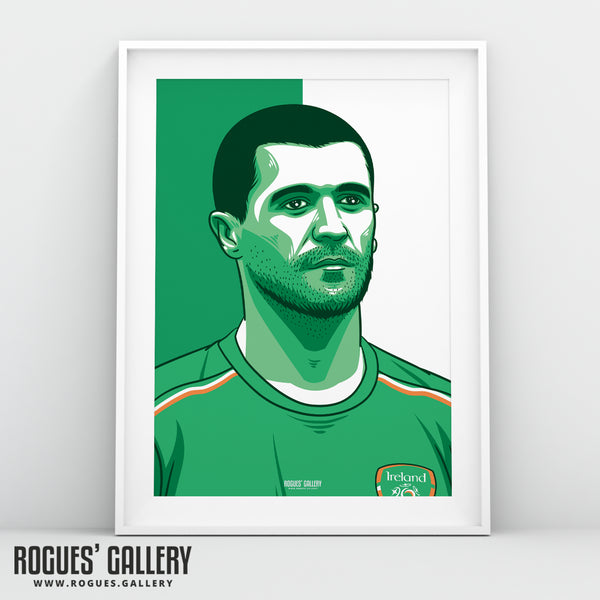 Young Roy Keane - Irish Icon - A3 Print