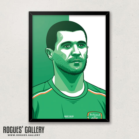 Young Roy Keane - Irish Icon - A3 Print