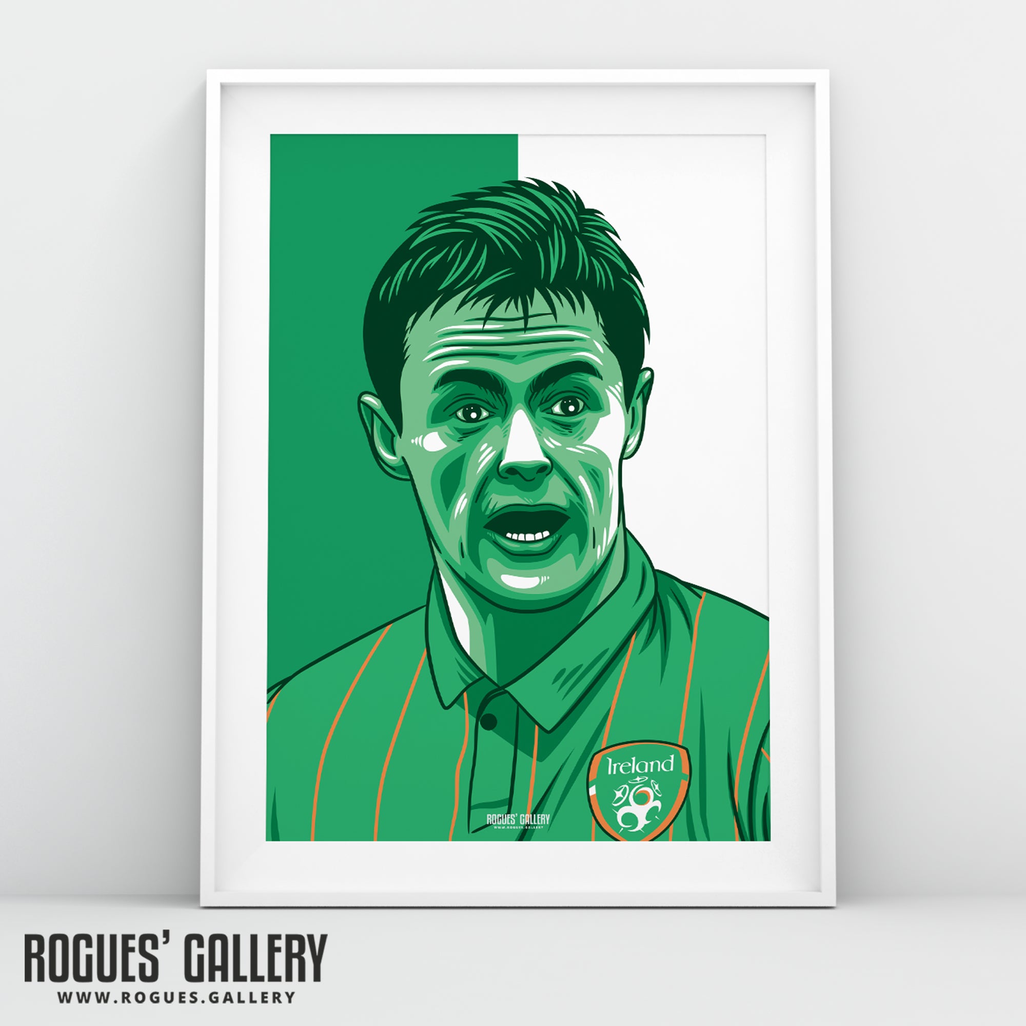Damien Duff - Irish Icon - A3 Print