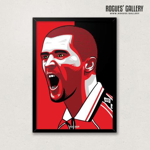 Roy Keane - Machester United Icon - A3 Print