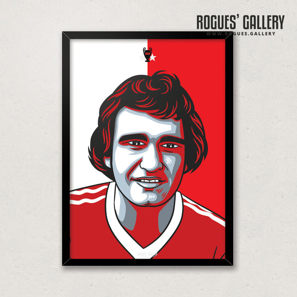 Larry Lloyd - #GetBehindTheLads - A3 Print