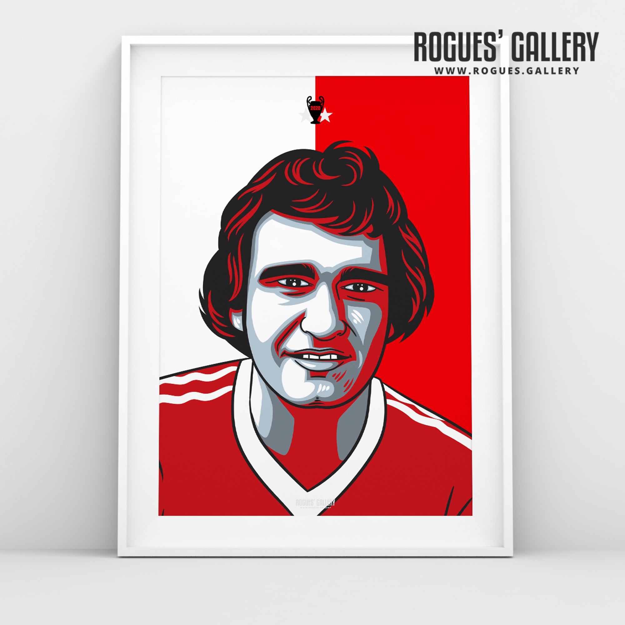 Larry Lloyd - #GetBehindTheLads - A3 Print