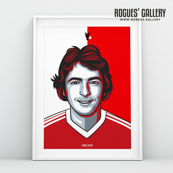 Trevor Francis - #GetBehindTheLads - A3 Print